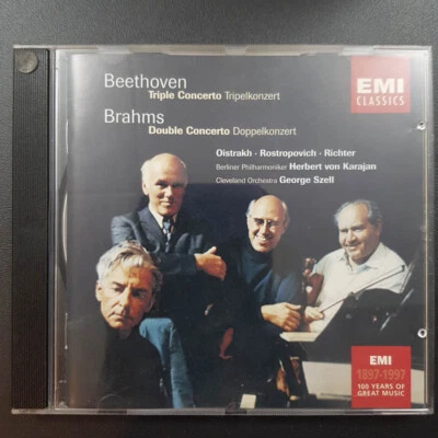 DAVID OISTRAKH Beethoven Triple / Brahms Double  EX/EX(CD) - Bild 1 von 4