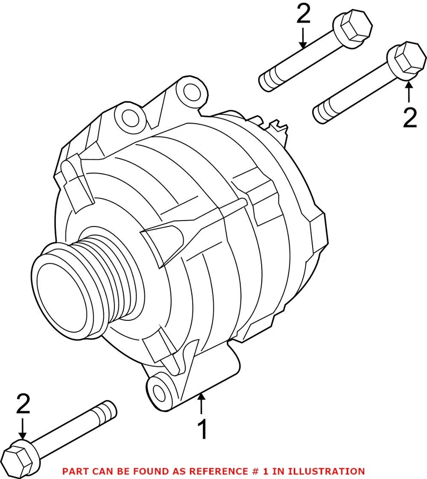Alternador Mopar genuino OEM para Ram C/V Foto 1 de 2