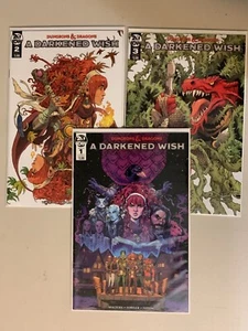 DUNGEONS & DRAGONS - A DARKENED WISH #1 #2 #3 casi nuevo idw comic run 2019 - Imagen 1 de 1