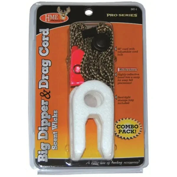 HME Products Scent Dispensers Drag Cord with 3 Scent Wicks Buck Doe DC-1 - Image 1 of 1