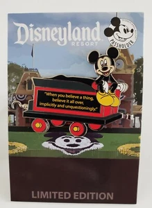 DISNEY DLR MICKEY ON TRAIN COAL CAR AP BU-MONTHLY LE PIN-FREE SHIPPING! - Picture 1 of 5