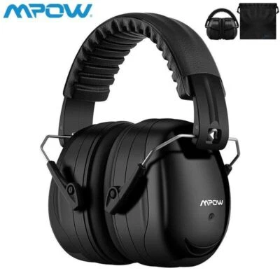 Gehörschutz Kapsel Ohrenschützer 34dB Kapselgehörschutz Lärmschutz Schwarz Mpow