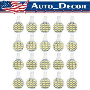 20X Super White LED 24SMD RV Camper Trailer Interior Light Bulbs T10/921/194 12V - Picture 1 of 11
