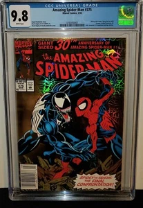 AMAZING SPIDER-MAN 375 RARE NEWSSTAND CGC 9.8 1ST APP OF ANNE WEYING (SHE-VENOM) - Picture 1 of 2