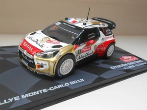 COCHE CITROEN DS3 WRC RALLY MONTECARLO IXO CAR RALLYE LOEB ELENA 1:43 1/43 - Imagen 1 de 1