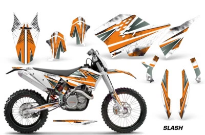 Stickers Decals For C5 KTM SX/SXF/EXC/XC/XCW/XCWF 125-530 2007-2011 SLASH O W — 第 1/3 张图片