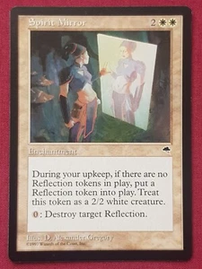 Magic The Gathering TEMPEST SPIRIT MIRROR tarjeta blanca Magic The Gathering - Imagen 1 de 2