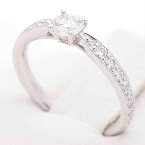 TIFFANY & Co. Harmony Engagement Ring Pt950 0.22ct # 5
