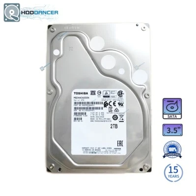 Toshiba MG04ACA200N 2TB Enterprise SATA 3.5 256MB 7200RPM 6Gb/s Hard Drive - Image 1 of 4