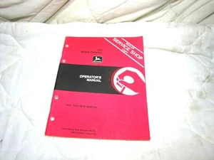 OMN159597 JOHN DEERE OWNER OPERATOR MANUAL 722 MULCH FINISHER DLR COPY - Picture 1 of 2