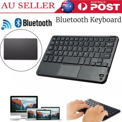 Mini Bluetooth Keyboard Wireless Keyboard Touchpad for Android Mac Laptop - image 1 of 4