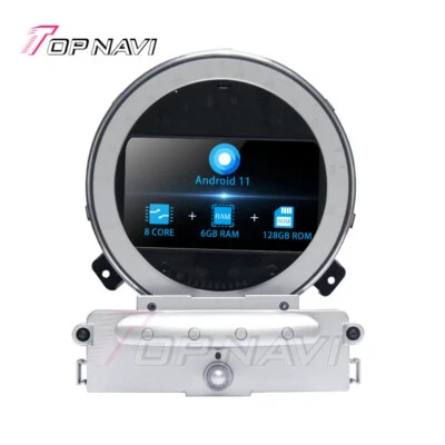 for Mini Cooper R56 2007-2010 Head Unit 128GB Androind 11 Car GPS navi Stereo BT - Image 1 of 4