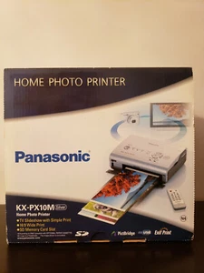 Open Box.  PANASONIC Home Photo Printer KX-PX10M with remote control. - Picture 1 of 8