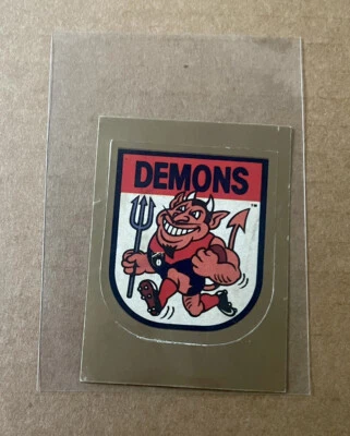 1992 AFL Select Stickers Melbourne Demons Team Logo #155 🔥 - image 1 of 2