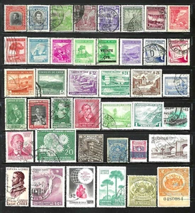 CHILE Stamps Assorted Lot of 41 - Picture 1 of 1