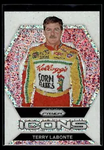 2022 National Treasures Racing weiße funkelnde Prizm Icons #88 Frottee Labonte - Bild 1 von 2
