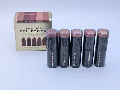 REVOLUTION Pro Lipstick Collection 5 Pack Blushed Nudes 5 x 3.2 g