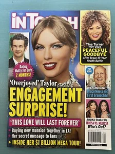IN TOUCH Magazine June 12 2023 Taylor Swift Tina Turner Bruce Willis J-Lo - Picture 1 of 7