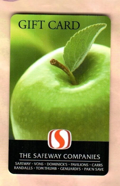 SAFEWAY Green Apple ( 2004 ) Gift Card ( $0 ) - Image 1 of 1