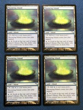 MTG 4x Moonring Island x4 LP Shadowmoor Magic Playset