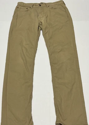 Old Navy Slim Fit All Temp Jeans Men 32/34 Golden Brown Flat Front Prep Jeans - Image 1 of 4