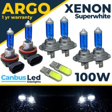 Fits Audi TT 8J Headlight Hid 100w Xenon White 2006-14 Led Fog Side Light Bulbs