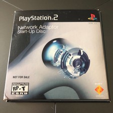 Original Sony PlayStation 2 PS2 Network Adaptor Start Up Disc Complete