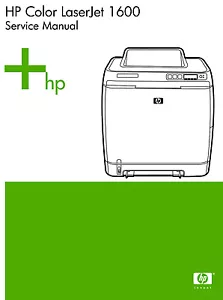 HP Color Laserjet 1600 Printer Service Manual(Parts & Diagrams) - Picture 1 of 2