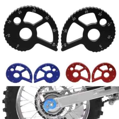 For SUZUKI DR200S/SE DR120SM DR250R DR125SE Red CNC Chain Adjuster - Image 1 of 4