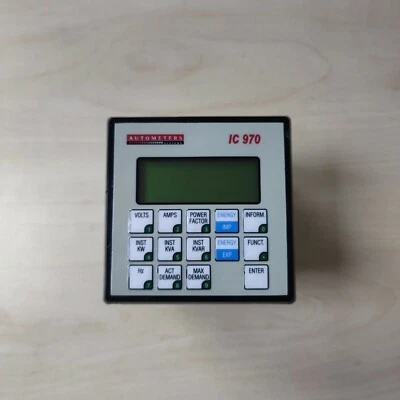 Autometers Systems IC 970 900 Series Panel Mounted Energy Meter, 3-phase - Image 1 of 4
