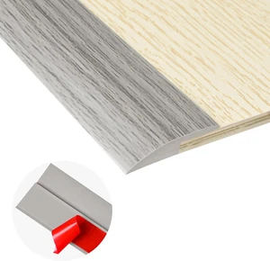 10Ft Carpet Floor Transition Strip, Self Adhesive Floor Edging Trim Strip, PVC T - Picture 1 of 7