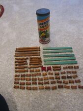 Vintage American Logs by Halsam -#88  72 pieces + 272 regular  see photos