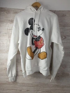Auténtica chaqueta con capucha Mickey Mouse, talla L, blanca, mujer, parques de Disney - Imagen 1 de 17