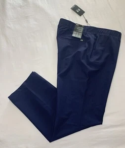 NEW Under Armour Mens 44x34 Blue CGI Golf Pants ColdGear Straight Leg UA - Picture 1 of 14