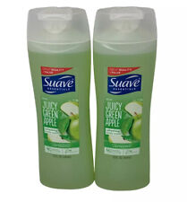 Suave Essentials Body Wash Juicy Green Apple 2 Bottles 15 Fl Oz Each