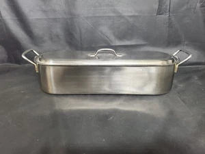 18" Inox, Italien Edelstahl 18/C Fisch Wilderer Dampfgarer - Bild 1 von 11