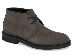 Aquatalia 265085 Mens Rinaldo Suede Chukka Boots Dark Charcoal Size 8.5 M - Picture 1 of 5