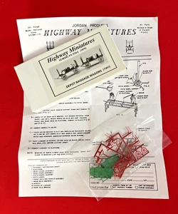 Jordan Highway Miniatures HO R.R.: DEPOT BAGGAGE WAGONS (TWO) #360-301, NEW - Picture 1 of 9
