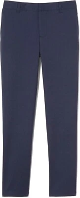 Pantalones de vestir French Toast para niños pierna recta cintura ajustable - azul marino - talla 7 Foto 1 de 2