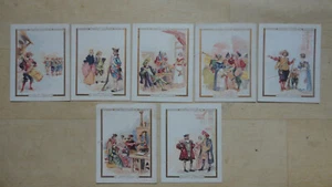 LOT 7 ANCIENNES  IMAGE PUBLICITAIRE CHROMOS AU BON MARCHE EXPOSITION 1900 - Picture 1 of 2