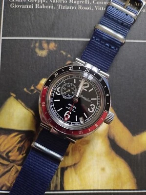 Orologio Meccanico VOSTOK GMT coke AMFIBIA Amphibian NEPTUNE GMT 960762 - Immagine 1 di 4