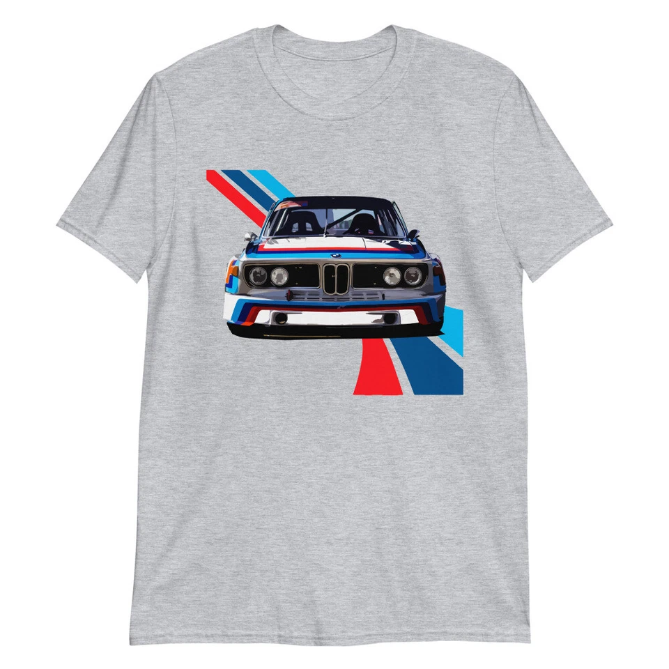 Camiseta Unisex Retro Racing 3.0 CSL E9 Vintage Motorsports Manga Corta Foto 1 de 1