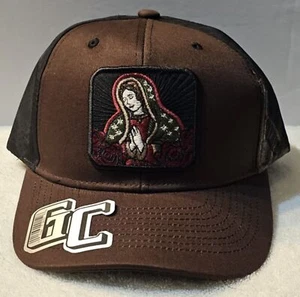 GUADALUPE VIRGIN MARY ROSE PRAY FLOWER RELIGIOUS SNAPBACK BASEBALL CAP HAT - Picture 1 of 3