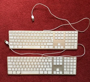 Apple White Magic Keyboards, Wired X2 - Picture 1 of 3