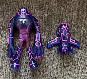 Ben 10 Figure Upgrade & Upgraded Drone Bandai Alien Rare Cartoon Network - Picture 1 of 10