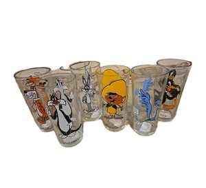 1973 Looney Tunes Warner Bros Pepsi 6 Sammlergläser - Bild 1 von 3