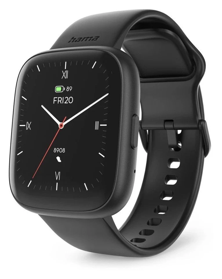 Smartwatch Hama 00178640 Black 1 65`` 46 Mm NEU