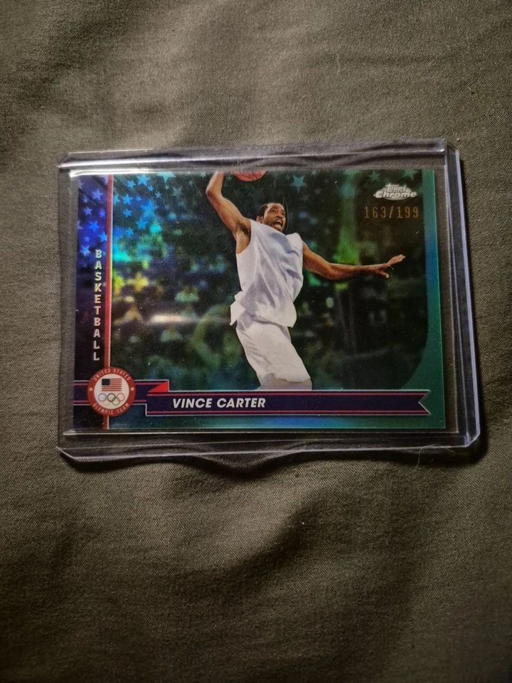 2024 Chrome US Olympic & Paralympic Team and Hopefuls /199 Vince Carter #185 HOF - Image 1 of 2