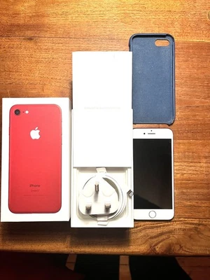 Apple iPhone 7 Red Edition 128GB Unlocked Network - Image 1 of 4