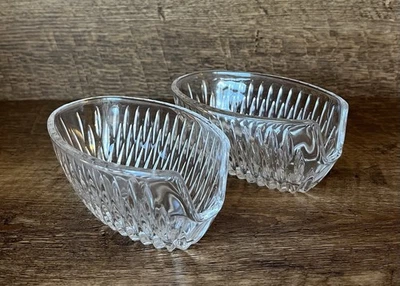 Tenedor de cuchara de cristal vintage Princess House soportes de cubiertos Royal Highlights Foto 1 de 4